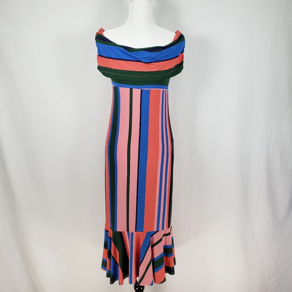 NEW- Ella Moss Nora Off Shoulder Midi Dress - Picture 4 of 6